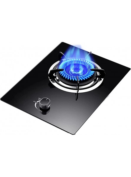 HJJ gas hob Gas Stove，Home Desktop Kitchen Accessories Cookware，Natural Propane Gas Black Explosion-proof Tempered Glass Panel，for Warming Cooking Boiling Frying Simmering [Energy Class A] - XRRB2M64
