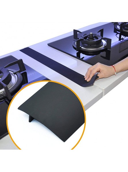 Stove Counter Gap Covers Kitchen Gap Stopper Silicone Cover Heat Resistant and Countertop Strips Gap 21inch Stove Space Fillers Set of 2 Pack Clever fashion - BCRVE0IV