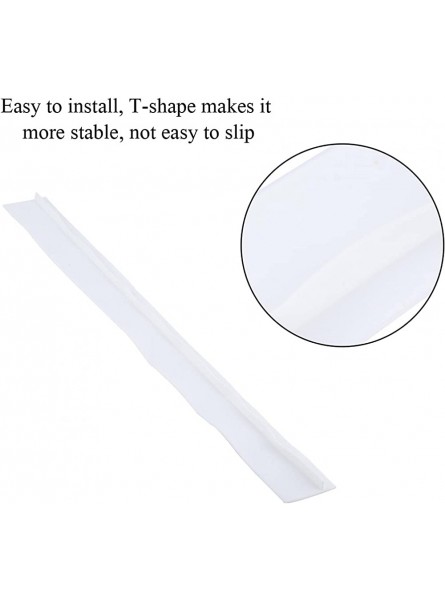 Stove Gaps Cover 1pc Silicone Gaps Strip Oil Resistant Stove Kitchen Counter Filler Sealing Cover for Stovetop Countertop Oven Washer DryerWhite - XPDCFPB8