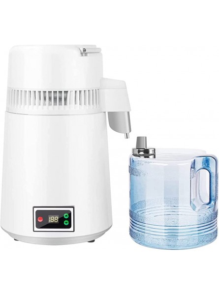 JIXIN 750W Countertop Water Distiller Machine 304 Stainless Steel Distilled Water Purifier Filter Easy To Make Clean Water for Home Office  1.05 Gallon  4L - WZKD8A8R