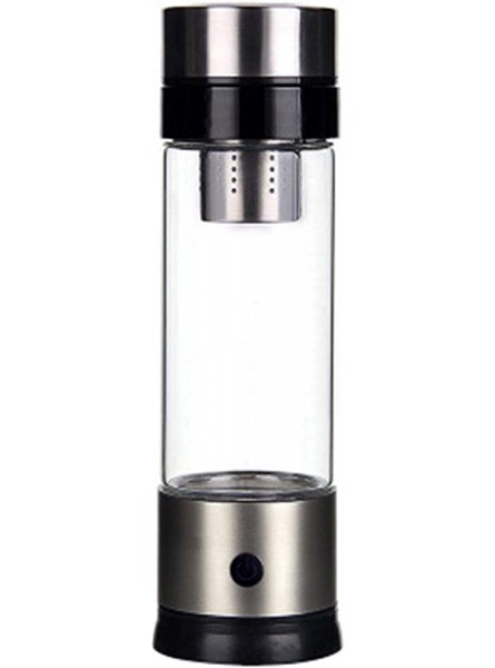 KUANDARM Glass Water Bottle Hydrogen-Rich Water Cup USB Charging Alkaline Water Purifier SPE Membrane Electrolysis Technology - TYTPYXPA