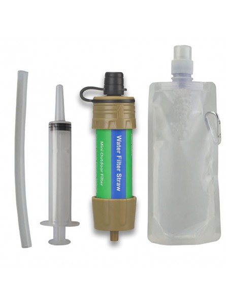 LYEAA Emergency Water Filter Personal Water Purifier Water Filtration System Purification Water Filter Straws for Outdoor Camping Traveling Survival Emergency Supplies - YDUH8668