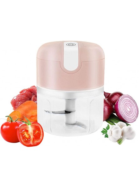 favourall Electric Mini Garlic Chopper Mini Chopper Food Processor Multifunctional Garlic Stirrer For Chop Onion Ginger Vegetable Pepper Spice Meat Baby Food Easy Cleaning - JZMPHFK9