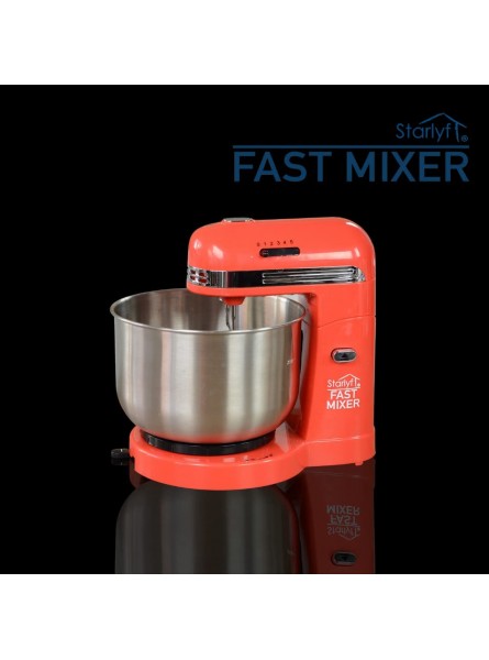 STARLYF Fast Mixer Food Stand Mixer for Baking Kitchen Electric Mixer 1500 W 5 Speed Kitchen Electric Food Mixer - GNANOY4H