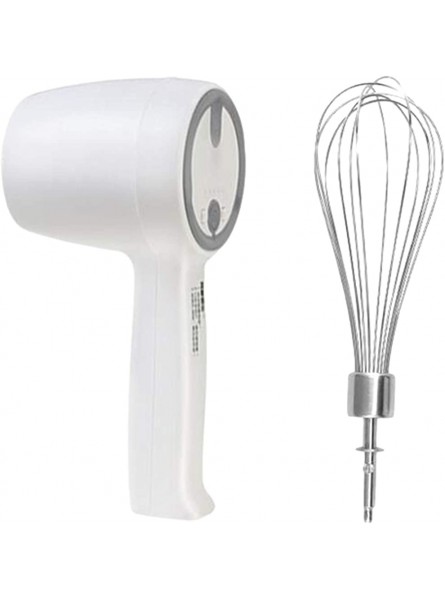 Whisk Electric Wireless Rechargeable Baking Tool Hand-held Mixer Automatic Kitchen，Dining & Bar Digital Hand Mixer Metal Shaker Cup White One Size - QROKD53U