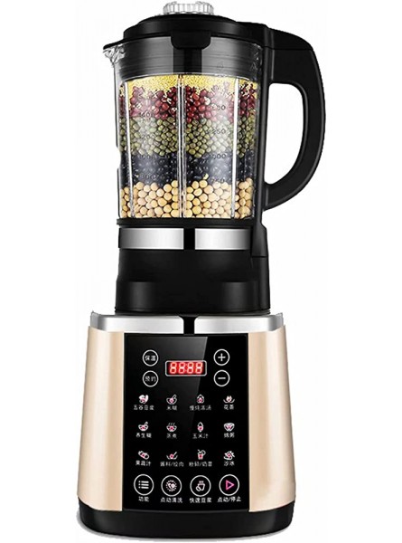 Blender Smoothie Maker Adjustable Speeds with 1.75 Litre Jug High Speed Blender with 6 Sharp Stainless Steel Blades for Smoothie Milk Shake Fruit Juice and Ice Crush Champagne Gold 21*21*49CM - BEXDYRO1