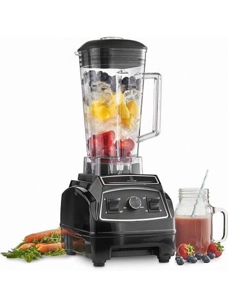 MisterChef® Blender 2200W Multiple Speed Smoothie Blender with 2L BPA-Free Tritan Container I 45000 RPM 8 Blades in Stainless Steel 304 for Ice Soups Nuts Smoothie Juices [Energy Class A+++] - TFAR6O4X