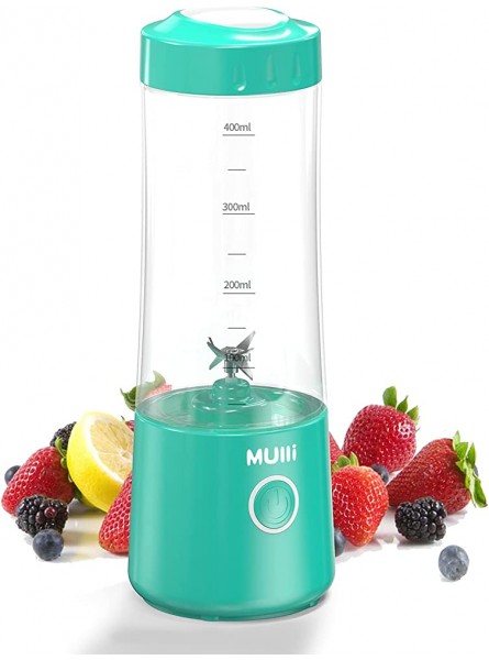 Mulli Portable Blender,Usb Personal Mixer for Smoothie and Shakes Mini Blender with Six Blades for Baby Food,Travel,Gym and More - DZPEPIJ1