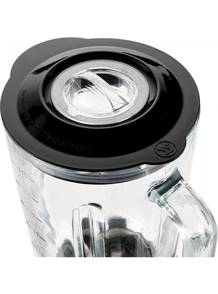 Westinghouse Retro Food Blender 600 Watt Liquidiser Blender for Kitchen Smoothie Maker with 1.5 L Glass Jug Mixer Blender For Milkshake Soup Fruit Juice & Smoothies Black - VINYXP7A