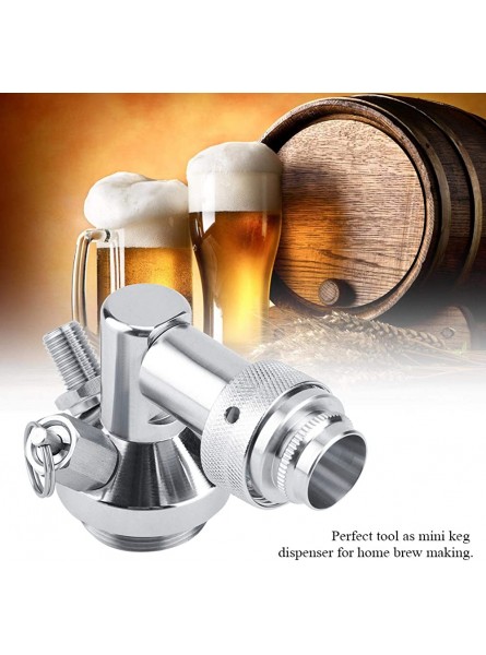 Cerlingwee Beer Spear Mini Dispenser Homebrew Keg Dispenser Mini Keg Beer Dispenser Beer Connector Quick Fitting Connector Factory for Home - UHULPJPH