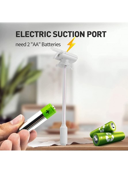 FOCHIER 2PCS Automatic Drink Dispenser Megic Electric Tap for Milk Juice Beer Drink with Stainless Straw Cleaning Brush Beverage Dispenser for Party Wedding Decoration Home Kitchen - GSVZ1XOD