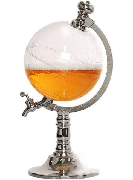 Gyubay 1.5L Spherical Beer Dispenser Beer Machine Plastic Keg Mini Beverage Machine Color : Picture color Size : 13.7x13.7x33.5cm - BHRGG663