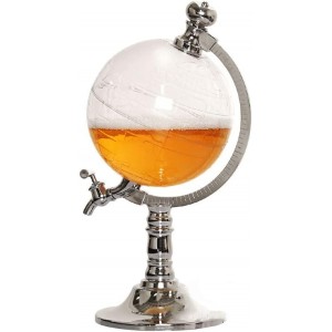 InChengGouFouX Beverage Dispenser 1.5L Spherical Beer Dispenser Beer Machine Plastic Keg Mini Beverage Machine High Capacity Bar House Party Color : Picture color Size : 13.7x13.7x33.5cm - RGLQF0S1