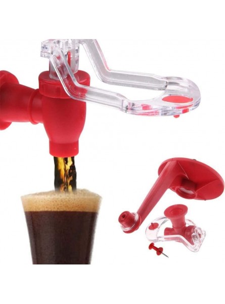 Soda Dispenser Cola Bottle Inverted Water Dispenser Hand Pressure Water Cola Bottle For Kitchen Bar Home Party Drinking Tool - OYJD7NV0