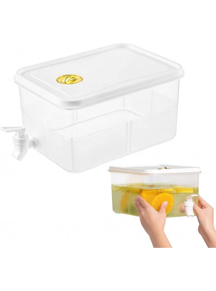 Dificato 3L 5L Cold Kettle with Faucet in Refrigerator | Large Capacity Fruit Teapot Lemonade Bucket for Outdoor Parties and Daily Use - MDKGDBH1