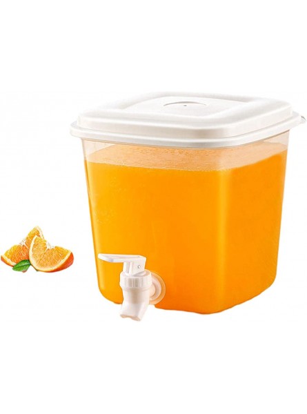 Water Jugs With Faucet 5L Water Jugs Drinks Dispenser With Tap Juices Refrigerator Cold Kettle Fruit Teapot With Faucet Refillable Ice Water Bucket Suitable For Making Teas - KEGO3Q2O