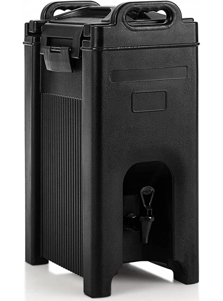COSTWAY 20L Insulated Beverage Dispenser Non-Electrical Hot and Cold Beverage Server with Spring Tap Double Walled Shell and Handle Home Office Drink Container for Juice Coffee Milk Tea - ZMVROP33