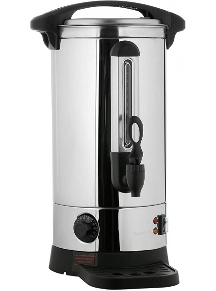 Ovation Stainless Steel 10 Litre Catering Kitchen Hot Water Boiler Tea Coffee Urn 1500W - SWZDT33X