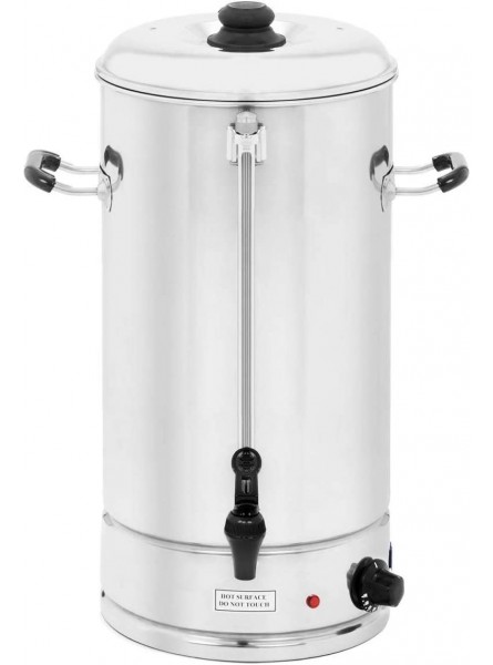 Royal Catering Instant Hot Water Dispenser Urn RCWK 20L Total Capacity 20 L Operating Capacity 16.5 L 140 Cups 2,500 Watts 30-100 °C Stainless Steel - OEXOTFH1