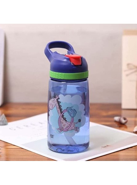 AllForYou 450ml Kids Water Bottle With Straw BPA Free Children Drinking Kettle Healthy Plastic Portable School Cup botella de agua gourde - LUMHTD6Q