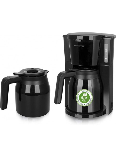 emerio CME-125050 coffee machine black Fassungsvermögen Tassen=8 - ALMBI8R5