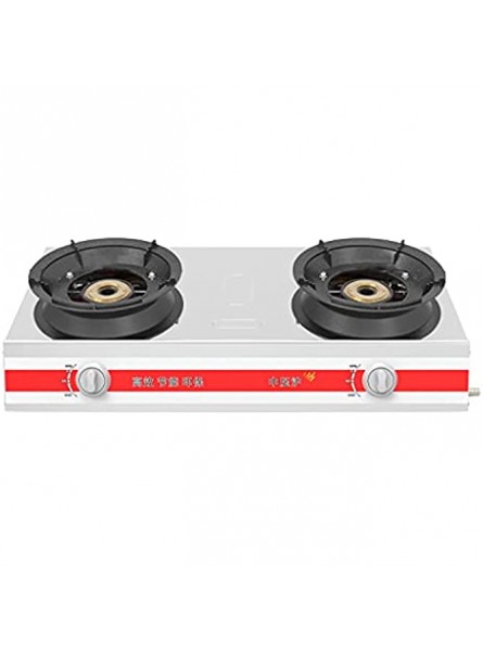 Gas cooktop 12KW Super High Firepower Medium Pressure Gas Stove Household Bottled Liquefied Commercial Stainless Steel Electronic Ignition Gas Hob Stovetop - AMSU519I