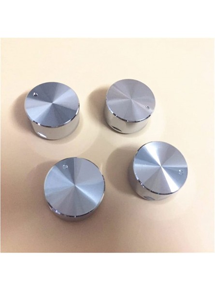 TANGGUO ZHAO-store Fit For 5Pcs Rotary Switch Gas Stove Parts Gas Stove Knob Zinc Alloy Round Knob With Chrome Plating Fit For Gas Stove - UZMJQT2Y