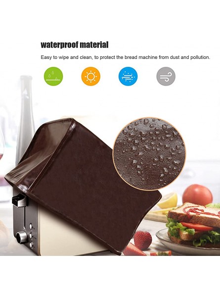 Bread Machine Cover Toaster Dust Cover Bread Machine Dust Cover Waterproof Household Breakfast Machine Dust Protector for Homebrown - NMGZV6PH