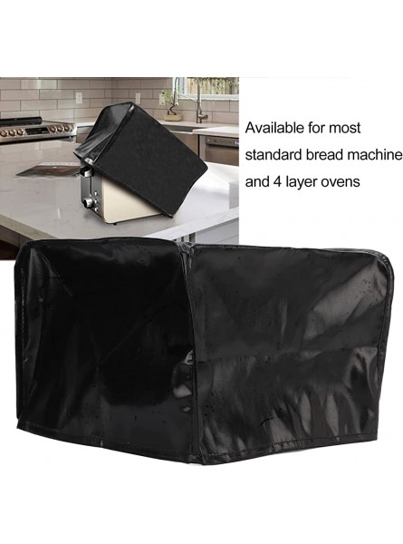 Toaster Protector Standard Size Exquisite Effective Long Life Span Bread Maker Machine Cover for Kitchen ApplianceBlack - YOVC9T6R