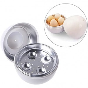 Egg Boiler Microwave Egg Steamer Boiler Cooker Easy Quick 5 Minutes Hard Or Soft Boiled Egg Cooker - QKWHNEH9