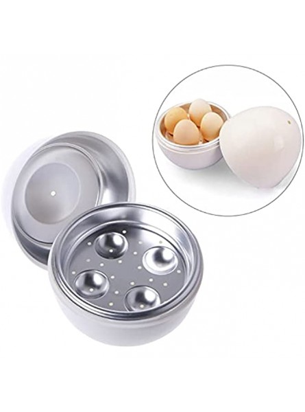 Egg Boiler Microwave Egg Steamer Boiler Cooker Easy Quick 5 Minutes Hard Or Soft Boiled Egg Cooker - QKWHNEH9