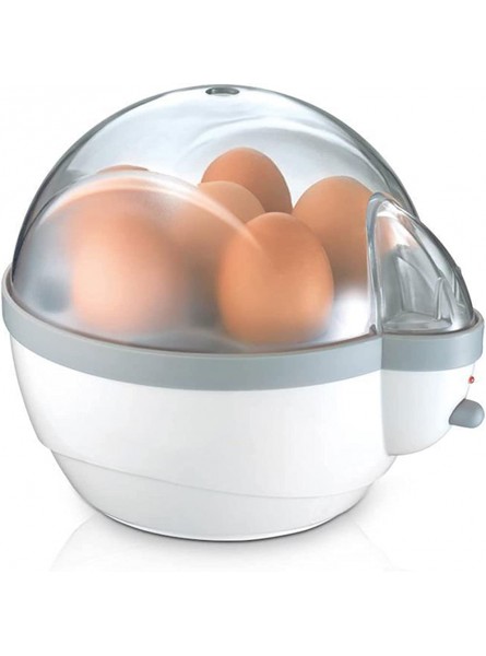 Egg Cooker 365W Electric Egg Maker White Egg Steamer Egg Boiler 6Egg Capacity Egg Cooker with Automatic Shut Off Color : White - PZNBRNSG