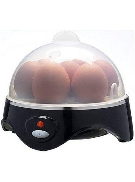 Egg Poachers Electric Egg Boiler Cooker with Steamer Attachment for Perfect Soft and Hard Boiled Eggs 7 Eggs Capacity Egg Poacher with Water Measuring Cup and Egg Piercer 380W Power - ODHQV2QG