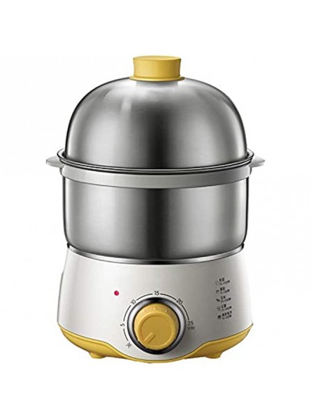 Home Egg Boilers Double Stainless Steel Electric Egg Cooker Kitchen Cooking Appliances Steamer 30 Mins Knob Timing - JIVC8ISR