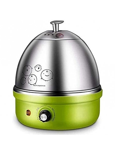 LYSPYXGS egg boiler Multifunctional electric boiler Eggs breakfast at Egg Cooker Heater Dishes Automatic Power Off Stainless Steel,Pink Color : Green Green fast - STTWYMUD