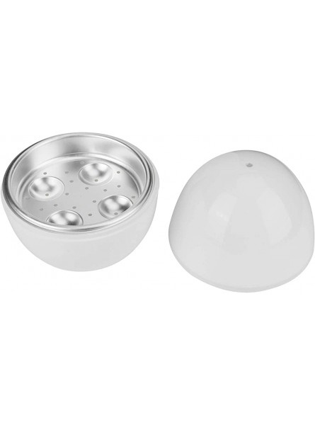 Omabeta Easy to Clean Egg Cooker Egg Knob Design Microwave Egg Boiler Long‑pasting Egg Boiler for 4 Eggs Cooking Tools - GSSAOUJS