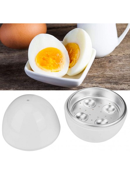 Tomantery Egg Knob Design Egg Boiler Egg Cooker Easy to Clean Long‑pasting Microwave Egg Boiler for 4 Eggs - LQFM28YQ