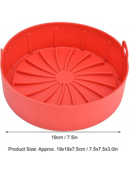 Air Fryer Accessories Silicone Pot Basket Liner Replacement for More Than 7.5in Fryer Accessories Red - UAEURR2B