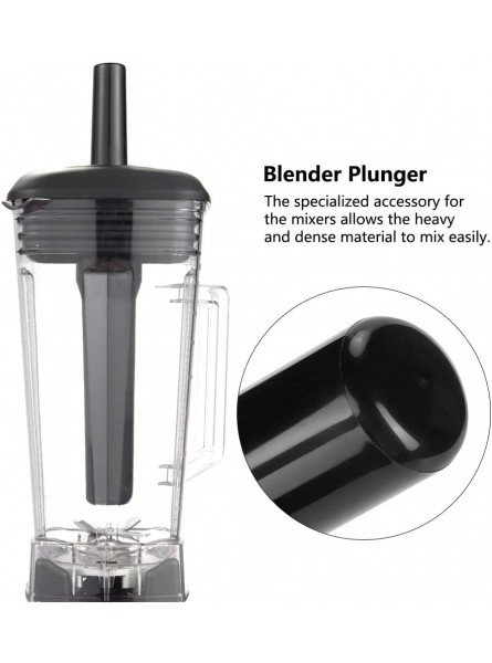 Blender Plunger Safe to Use Easy to Mix Plastic Stick Plunger Blender Cooking Machine Blender Tamper - JDZNKX45