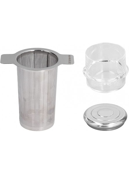 Tomantery Stainless Steel Tea Strainer Stainless Steel Blender Measuring Cup Lid Detachable Easy Installation Environmentally Friendly for Home - KCWQVY9G