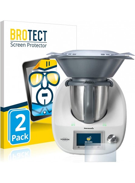 brotect 2-Pack Screen Protector compatible with Vorwerk Thermomix TM5 HD-Clear Protection Film - GKNIIYJT
