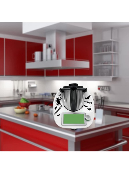 Finest Folia Decorative Sticker Compatible with Thermomix TM5 TM6 Food Processor Design Sticker Accessories for Kitchen Appliances Waterproof Self-Adhesive K154 05 Witch's Cauldroon Black - KVDRJ14K