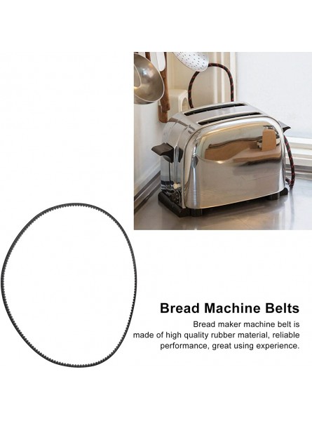 Sazao Bread machine drive belt bread machine belt 520 mm circumference Durable 175 teeth 7 mm width rubber for kitchen - XCMFMBTD