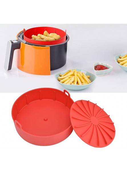 Silicone Fryer Basket Fryer Basket Electric Fryer Accessory Silicone Material Temperature Resistance 450°F Easy to Clean for Fryer for - RJBFRQMD