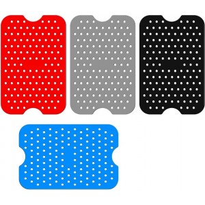Stuurvnee Air Fryer Silicone Liners Reusable Air Fryer Basket Mats Parchment Paper Replacement Air Fryer Accessories - IFWS5PGJ