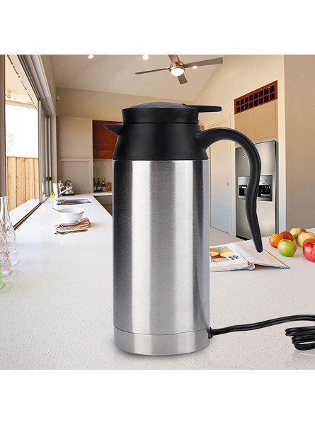 750ml Stainless Steel Car Electric Heating Mug Vehicle Drinking Cup Kettle for Travel 12V - QBJAKJE2