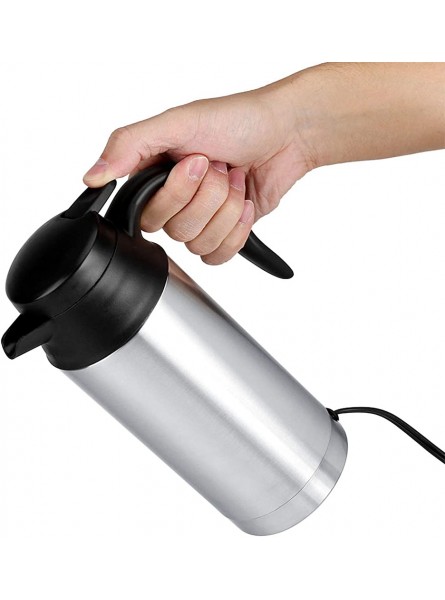 Weikeya Heating Water Bottle Car Heating Kettle Electromagnetic Heating Car Electric Kettle with Sealed Lid for Hot Water Coffee Tea - RKAWYH31