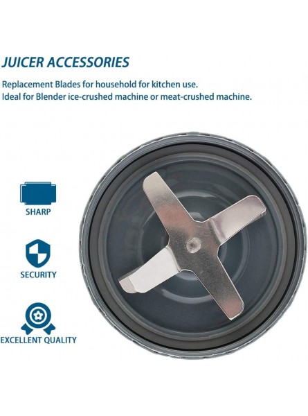 WEIWEITOE Stainless Steel Juicer Accessories Cross Knife Blade Blender Juice Soybean Machine Cutter Head Replacement Part,gray, - HSOO2R9J