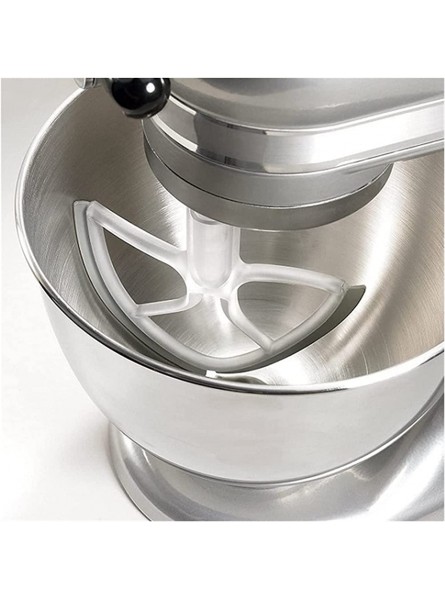 WEEDKEYCAT 5 Quart Flex Edge Beater Fit For Kitchen Bowl-Lift Mixer With Scraper With Spiral Coated Dough Coated Metal Dough Hook - XRFNMEPN