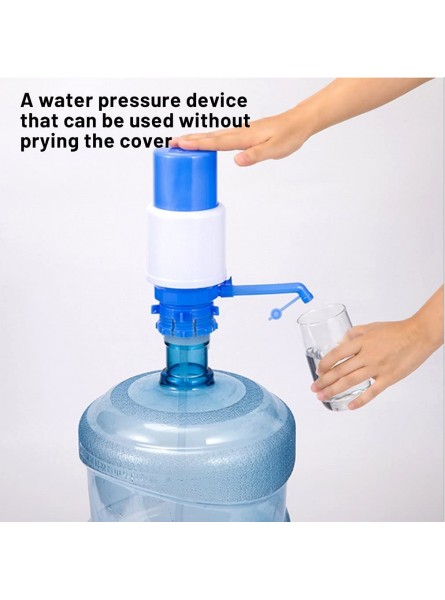 Portable Manual Water Pump With Carry Handle Water Pressure Device Bayonet Hand Pressure Suction Device For Bottled Water - ANHF9DYM